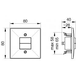 Prekidač serijski 3012L Nopal