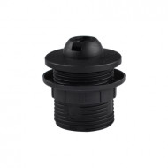 Grlo E27 luster sa obodom crno Aling art.12023.E