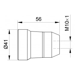 Grlo E-27 porcelansko 133 Nopal