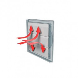 Ventilaciona žaluzina ERA 1515K10F BELA