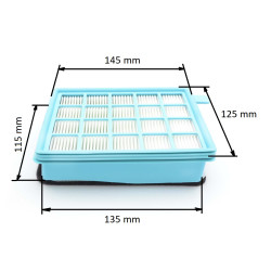 HEPA FILTER USISIVAČA PHILIPS FC8058/01 00802426