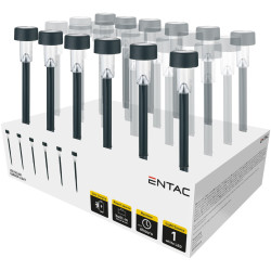 Baštenska lampa solarna 36cm IP44 plastična