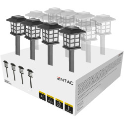 Baštenska lampa solarna 38cm IP44 plastična