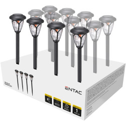 Baštenska lampa solarna 40cm IP44 plastična