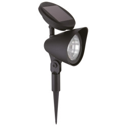 Baštenska lampa solarna 32cm IP44 plastika reflektor