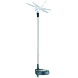 Baštenska lampa solarna 34cm IP44 čelična RGB Dragonfly