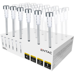 Baštenska lampa solarna 36cm IP44 čelična