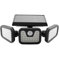 Solarni LED reflektor 15W DMD 3 glave sa senzorom