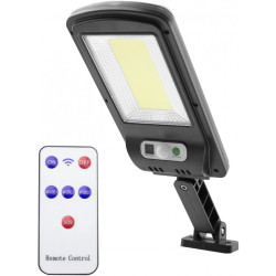 Zidna solarna svetiljka COB 5W sa senzorom i daljinskim