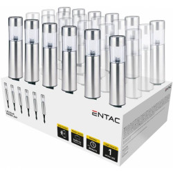 Baštenska lampa solarna 30cm IP44 Čelična LED