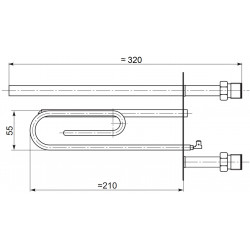 Grejač bojlera 2000W Končar 5L Srećko
