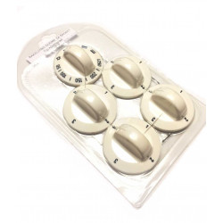 Dugme šporeta Deligrad belo 5/1