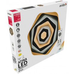 Led plafonjera Dekor Oyster Atina 85W (42.5+42.5) sa RF daljinskim