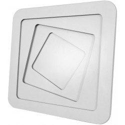 Led plafonjera Dekor Oyster Porter 106W (53W+53W) sa RF daljinskim