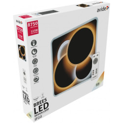 Led plafonjera Oyster Brees 125W (62.5+62.5) sa RF daljinskim