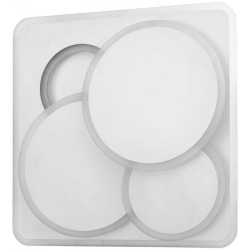 Led plafonjera Oyster Brees 125W (62.5+62.5) sa RF daljinskim