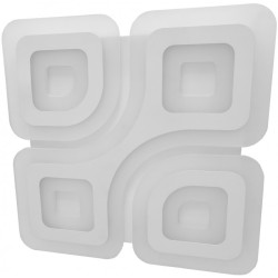 Led plafonjera Dekor Oyster Dakar 95W (47.5+47.5) sa RF daljinskim