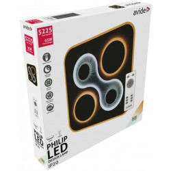 Led plafonjera Dekor Oyster Philip 95W (47.5+47.5) sa RF daljinskim