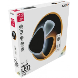 Led plafonjera Dekor Oyster Arlo 91W 45.5+45.5 sa RF daljinskim