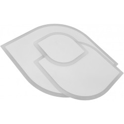 Led plafonjera Dekor Oyster Levy 65W (32.5+32.5) sa RF daljinskim