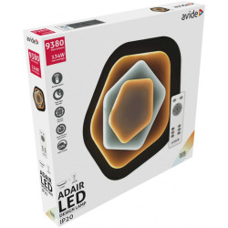 Led plafonjera Dekor Oyster Adair 134W (67+67) sa RF daljinskim
