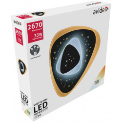 Zidna led plafonjera Dekor Oyster Yvette Mini 33W trobojna 3 ON/OFF