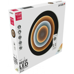 Led plafonjera Dekor Oyster Reese 132W (66+66) sa RF daljinskim