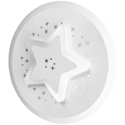 Zidna led plafonjera Dekor Oyster Ellery Mini 33W trobojna 3 ON/OFF