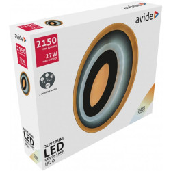 Zidna led plafonjera Dekor Oyster Oliva Mini 27W trobojna 3 ON/OFF