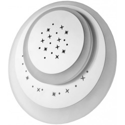 Zidna led plafonjera Dekor Oyster Amalia Mini 33W trobojna 3 ON/OFF