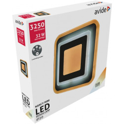 Zidna led plafonjera Dekor Oyster Nancy Mini 32W trobojna 3 ON/OFF