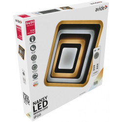 Led plafonjera Dekor Oyster Nansy 82W (41+41) sa RF daljinskim