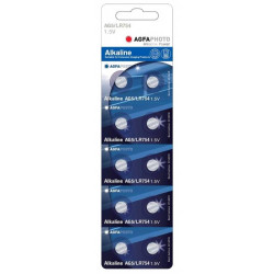 Dugmasta Alkalna baterija siva 1.5V AG5 LR48 B10 AgfaPhoto