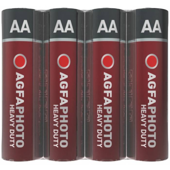 Heavy Duty baterija crvena AA 1.5V S4 AgfaPhoto