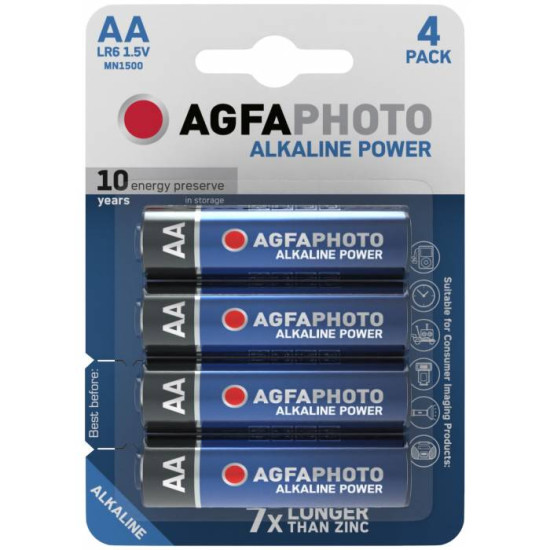 Alkalna Power baterija plava AA 1.5V B4 AgfaPhoto