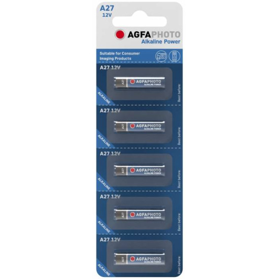 Alkalna Alarm baterija plava A27 12V B5 AgfaPhoto
