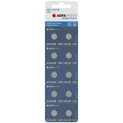 Dugmasta Alkalna baterija siva 1.5V AG8 LR55 B10 AgfaPhoto