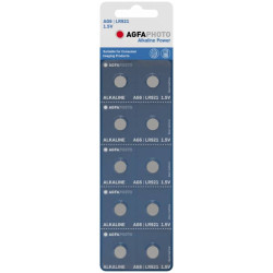 Dugmasta Alkalna baterija siva 1.5V AG6 LR920 B10 AgfaPhoto 