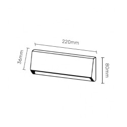 Zidna LED lampa 4W