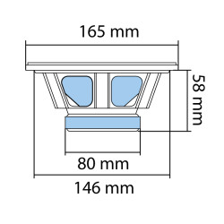 Auto zvučnici 165mm 2x75W