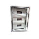 RAZVODNI ORMAN 25x35x15 (9X2) ABS TRANSPARENTNI SA NOSACEM ZA OSIGURAČE