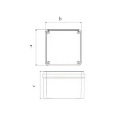 BEMIS RAZVODNA KUTIJA 250x190x90 IP67 ALUMINIJUM BB3-2931-0047