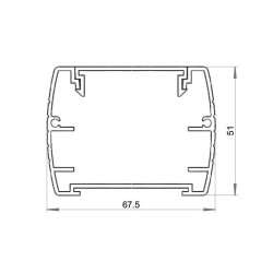 KUTIJA PRODUŽNA ČETVOROSTRUKA AL KB-RB-04L