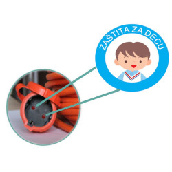 PRODUŽNI KABL JEDNOSTRUKI H05VV-F 3G1,5mm2 15m ORANŽ SA