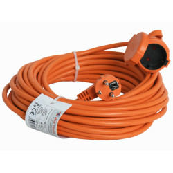 PRODUŽNI KABL JEDNOSTRUKI H05VV-F 3G1,5mm2 30m ORANŽ