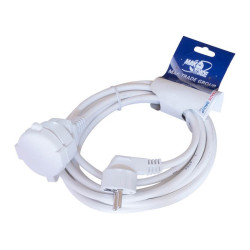PRODUŽNI KABL JEDNOSTRUKI H05VV-F 3G1.5mm2 10m BELA