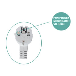 PRIKLJUČNI KABL 3x2.5mm PP/J 1.5 m M-T