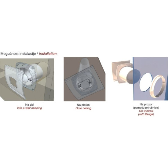 VENTILATOR KUPATILSKI MTG A120SXS SILVER