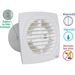 VENTILATOR KUPATILSKI MTG A120-H