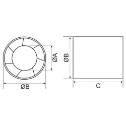 VENTILATOR KUPATILSKI MTG A120CS
